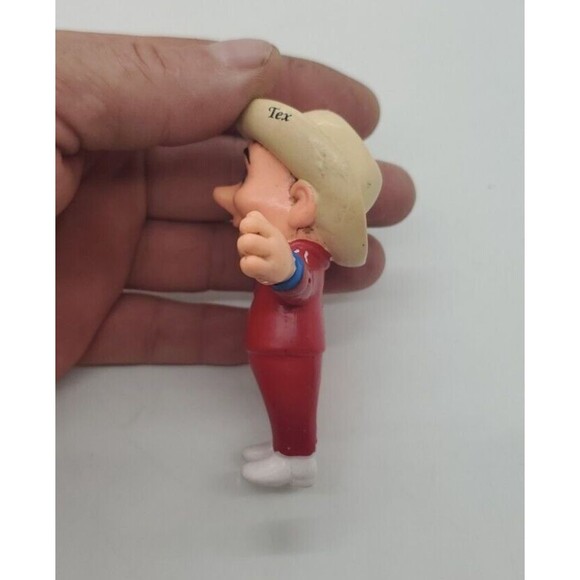 1993 Just Toys Shining Time Station Tex Bendable Action Figure Thomas & Friends - Picture 3 of 9